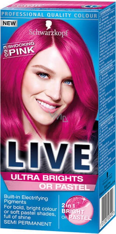 Schwarzkopf Live Ultra Brights Or Pastel Barva Na Vlasy 093 Shocking Pink Vmd Drogerie A Parfumerie