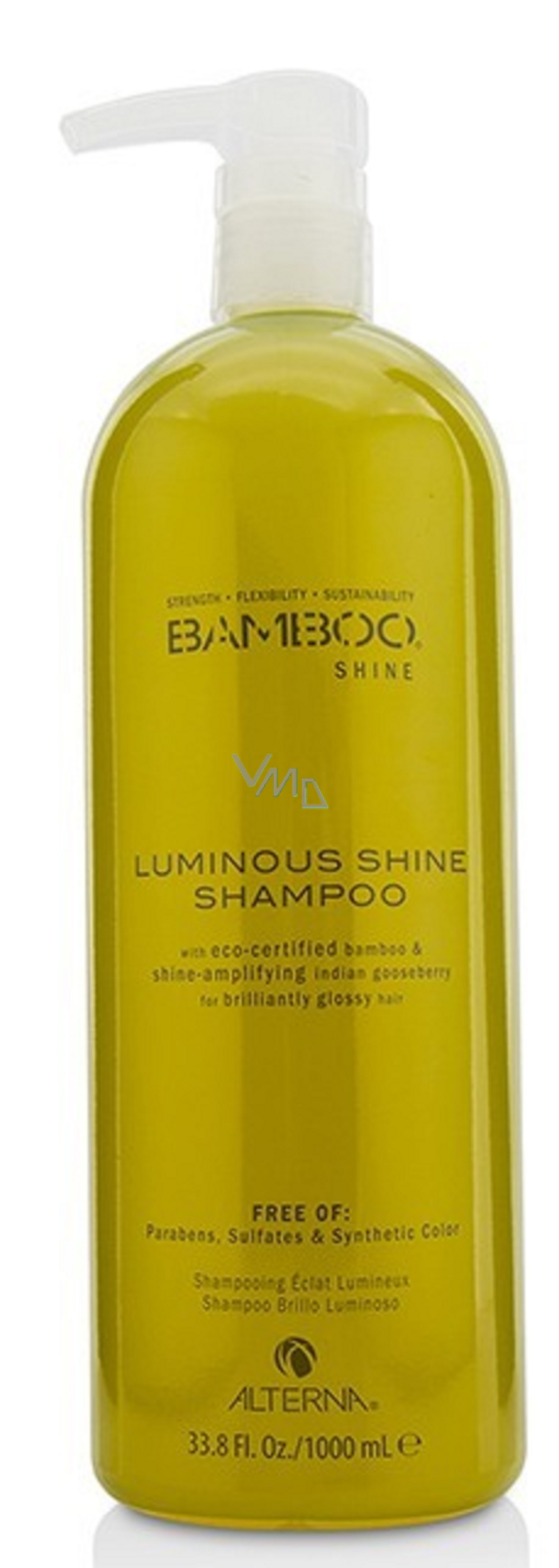 Alterna Bamboo Luminous Shine Bambusovy Sampon Pro Trpytivy Lesk 1 L Maxi Vmd Drogerie A Parfumerie