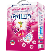 Gallus prací prášek Color, 100 dávek, 6,5 kg