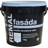 REMAL Fasáda akrylátová fasádní barva bílá 1 kg