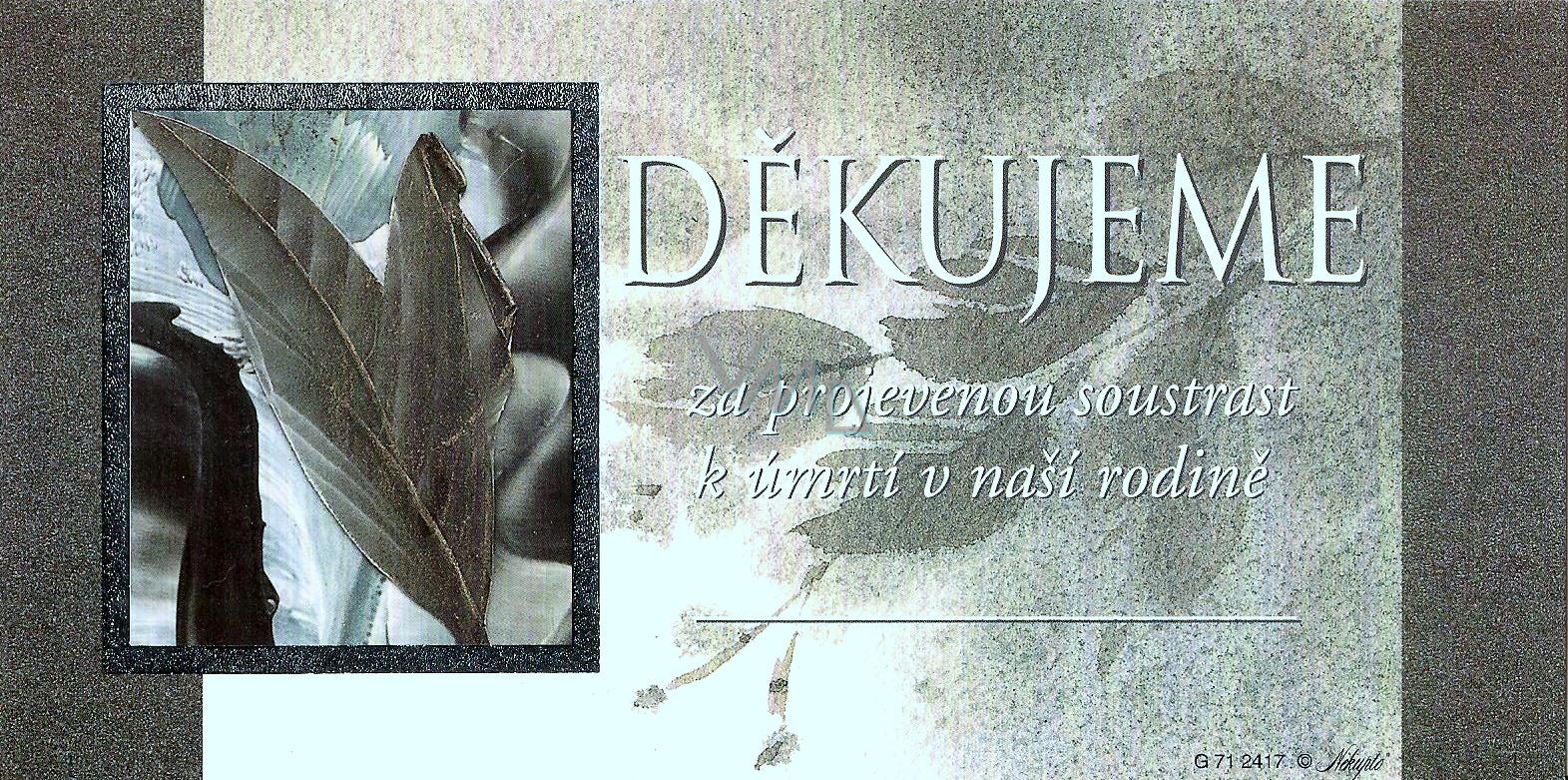 Jak se děkuje za upřímnou soustrast?