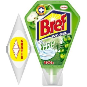 Bref Green Apple WC gel tekutý + závěs 200 ml