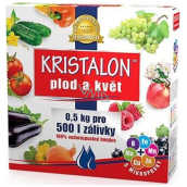 Agro Kristalon Plod a květ vodorozpustné univerzální hnojivo 0,5 kg pro 500 l zálivky