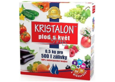 Agro Kristalon Plod a květ vodorozpustné univerzální hnojivo 0,5 kg pro 500 l zálivky