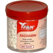 Fan Sacharin Umělé sladidlo 800 tabletek v dóze 50 g