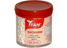 Fan Sacharin Umělé sladidlo 800 tabletek v dóze 50 g