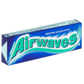 Wrigleys Airwaves Menthol & Eucalyptus žvýkačka dražé 10 kusů, 14 g