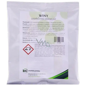 WINY Disiřičitan draselný E224 Pyrosulfit draselný pro potraviny - konzervant 250 g