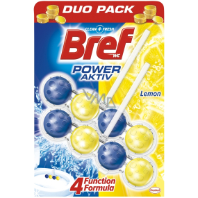 Bref Power Aktiv 4 Formula Lemon WC blok 2 x 51 g, duopack