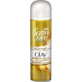 Gillette Satin Care With a Touch of Olay Sensitiv gel na holení pro ženy 200 ml