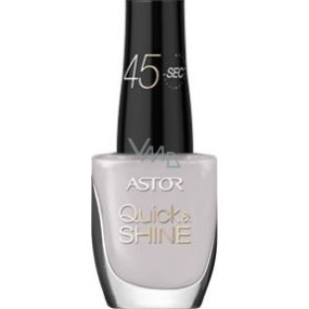 Astor Quick & Shine Nail Polish lak na nehty 610 Mist On My Face 8 ml