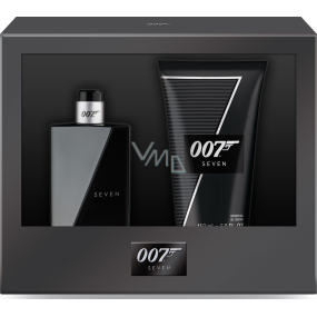 James Bond 007 Seven toaletní voda pro muže 50 ml + sprchový gel 150 ml, dárková sada