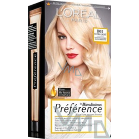 Loreal Paris Préférence les Blondissimes barva na vlasy B01 velmi světlá blond přírodní