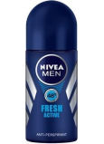 Nivea Men Fresh Active kuličkový antiperspirant deodorant roll-on pro muže 50 ml