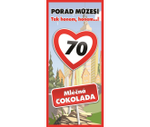 Bohemia Gifts Mléčná čokoláda Vše nejlepší 70, dárková 100 g