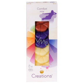 Bolsius Aromatic Creations Comfort Mix vonný vosk do aromalampy 8 kusů