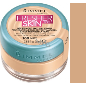 Rimmel London Fresher Skin Foundation make-up 100 Ivory 25 ml