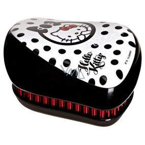 Tangle Teezer Compact Profesionální kompaktní kartáč na vlasy, Hello Kitty černo-bílý