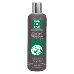 MenForSan Zvýrazní hnědou barvu přírodní šampon pro psy 300 ml
