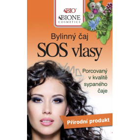 Bione Cosmetics SOS vlasy bylinný čaj XL 20 sáčků po 2 g
