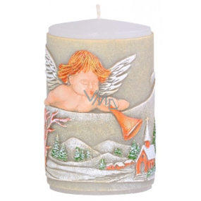 Candle Anděl s trumpetou vonná svíčka válec 60 x 100 mm