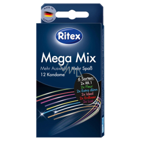 Ritex Mega Mix kondom 12 kusů
