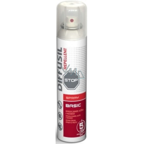 Diffusil Repellent Basic repelent na odpuzování komárů, klíšťat a muchniček sprej 200 ml