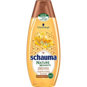 Schauma Nature Moments Medový elixír a olej z opuncie mexické pro regeneraci a sílu šampon na vlasy 400 ml