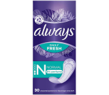 Always Daily Fresh Normal slipové intimní vložky 30 kusů