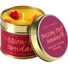 Bomb Cosmetics Vášnivé ovoce Vonná přírodní, ručně vyrobena svíčka v plechové dóze hoří až 35 hodin