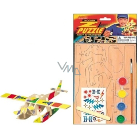 Puzzle dopravní prostředky Letadlo 20 x 15 cm