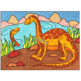 Malování vodou dinosauři č.2 28 x 21 cm