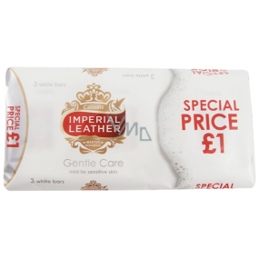 Cussons Imperial Leather Gentle Care tuhé toaletní mýdlo 3 x 100 g