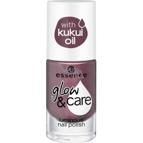 Essence Glow & Care Luminous Nail Polish lak na nehty 07 Keep Calm And Glow On 8 ml