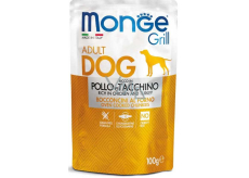 Monge Dog Grill kuře, krůta kapsička 100 g