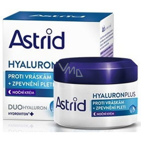 Astrid Hyaluron Plus Zpevňující noční krém proti vráskám 50 ml