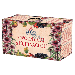 Grešík Ovocný čaj s echinaceou podporuje obranyschopnost 20 x 1,5 g