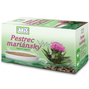 Fytopharma Ostropeřec mariánský bylinný čaj k ochraně jater 20 x 2 g