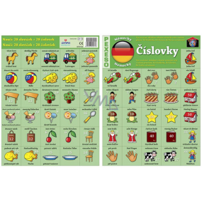 Ditipo Jazykové pexeso Číslovky němčina 297 x 222 mm