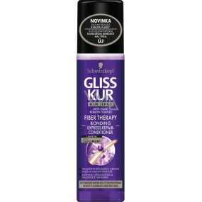 Gliss Kur Fiber Therapy regenerační expres balzám pro namáhané vlasy 200 ml