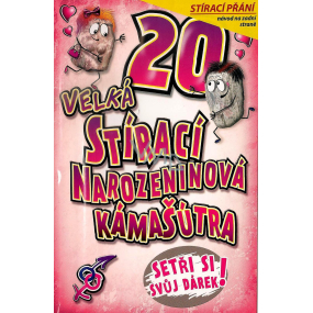 Nekupto Stírací přání k narozeninám Kámašútra 21,5 x 13,5 cm 20 G 20 3336