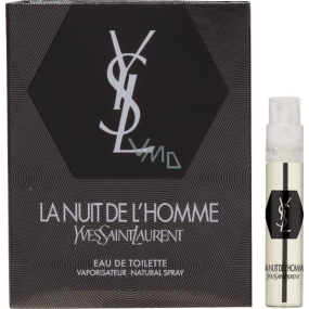 Yves Saint Laurent La Nuit de L Homme toaletní voda 1,5 ml s rozprašovačem, vialka