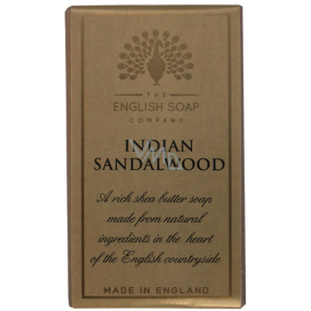 English Soap Indické Santalové dřevo přírodní parfémované mýdlo s bambuckým máslem 200 g