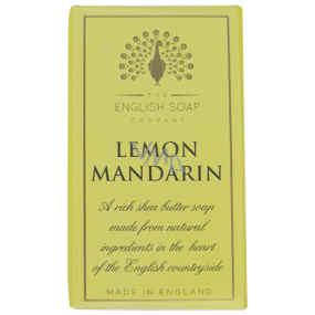 English Soap Citron & Mandarinka přírodní parfémované mýdlo s bambuckým máslem 200 g