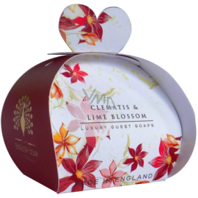 English Soap Clematis a Lipový květ přírodní parfémované parfémované s bambuckým máslem 3 x 20 g