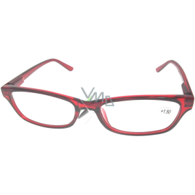 Berkeley Čtecí dioptrické brýle +1,50 plast červené 1 kus MC2126