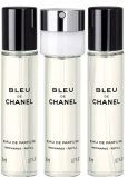 Chanel Bleu de Chanel parfémovaná voda pro muže 3 x 20 ml náplň