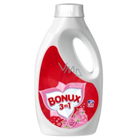 Bonux Rose 3v1 tekutý prací gel 20 dávek 1,3 l