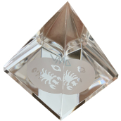 Křišťálové sklo Pyramida čirá, Rak znamení zvěrokruhu