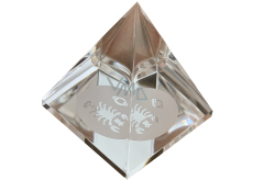 Křišťálové sklo Pyramida čirá, Rak znamení zvěrokruhu